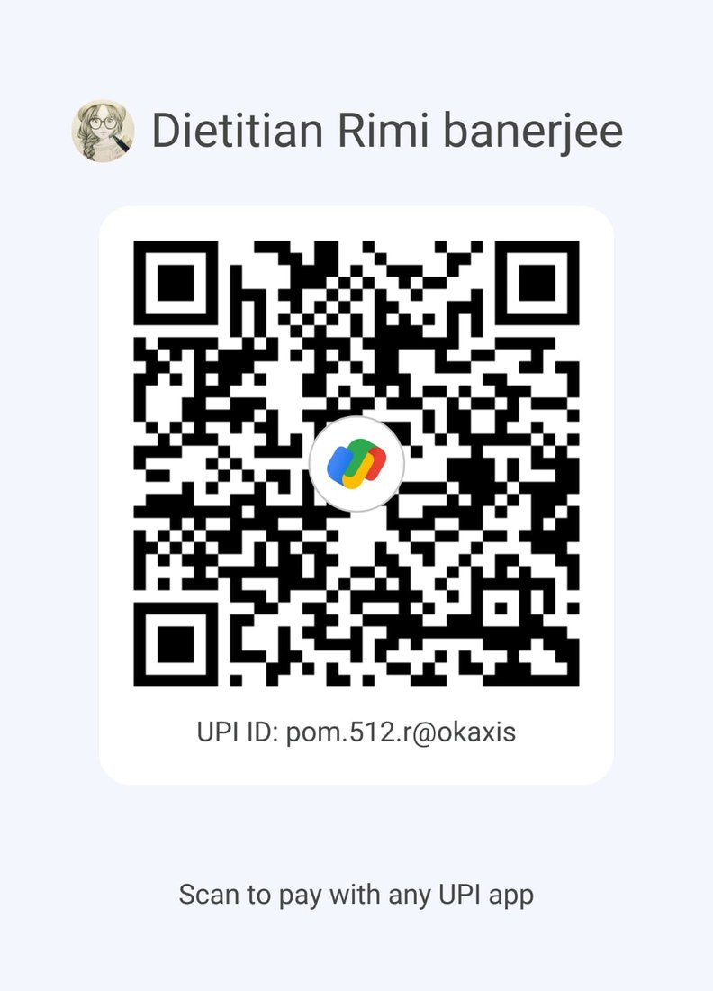 UPI QR code for Dietitian Rimi Banerjee — scan to pay